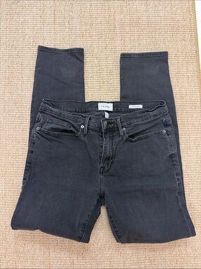 Frame Denim Skinny Jeans in Black